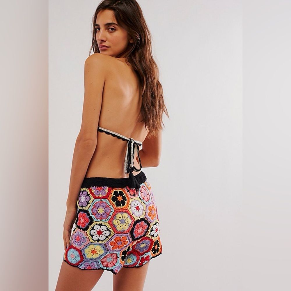 Oceanus Ava Crochet Shorts - Picture 3 of 8